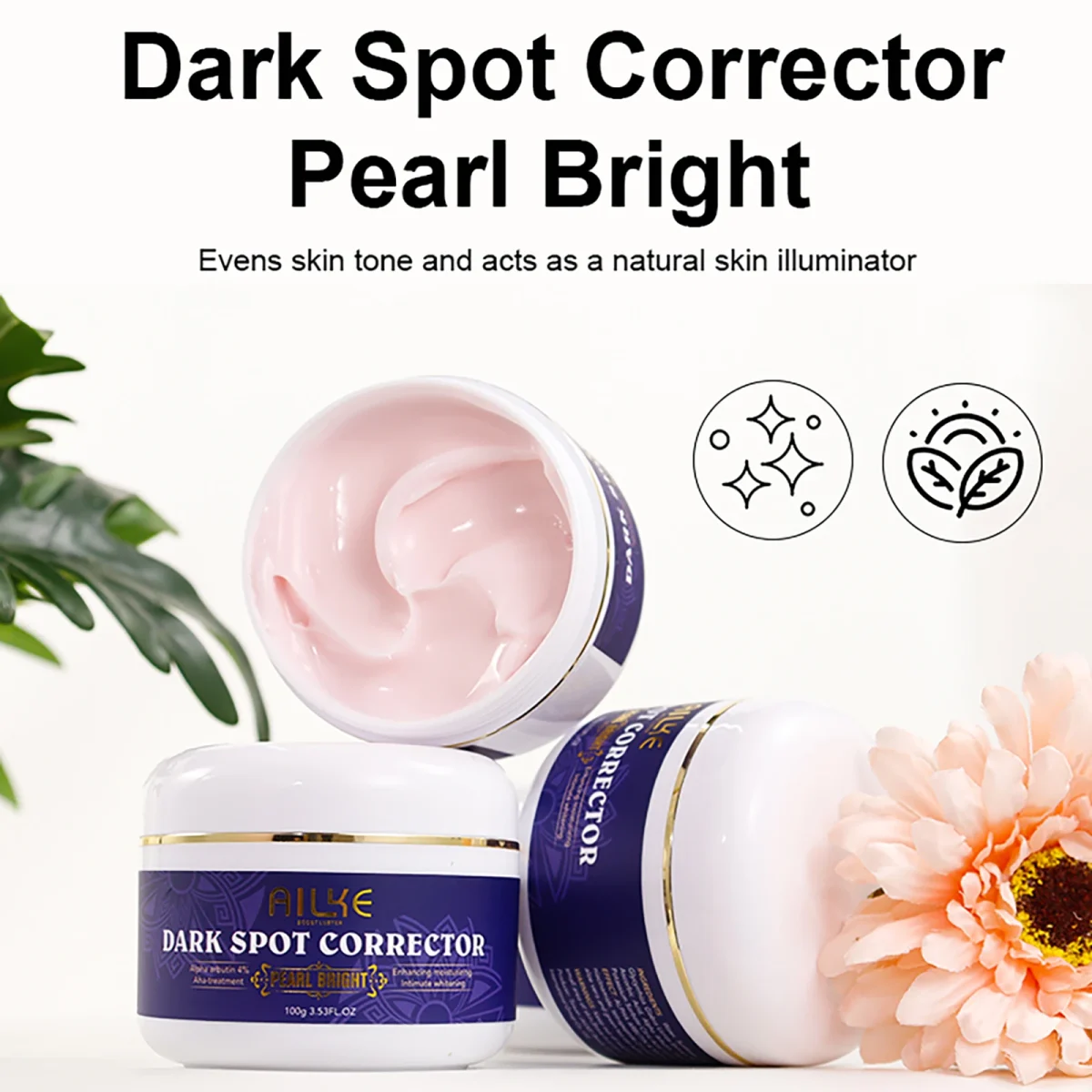 AILKE Whitening Skin Care Set, With Double-Glutathione, Skin Glowing Serum, Black Skin Soap, Skin Barrier Repair Moisturizer - Image 5