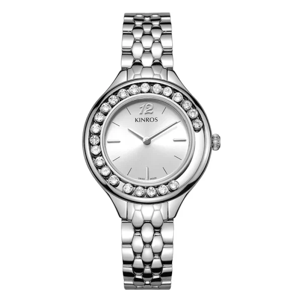 KINROS Women's pulsera Watch Accessories Elegant Luxury Diamonds, Free Shipping, Best Selling 2023, Gift, Sapphire Waterproof