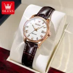 OLEVS 9932 Women's Watches Fashion Luxury Original Wristwatch Waterproof Luminous Automatic Watch Chronograph Date Ladies Watch