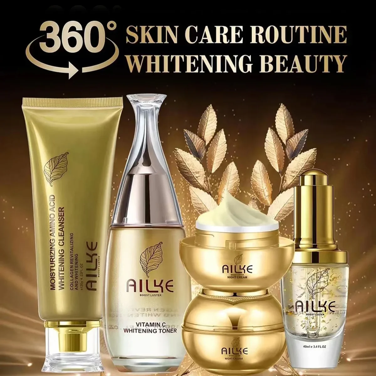 AILKE cosmetics facial skin care sets moisturizing whitening sleeping women beauty wrinkle cream face products female Wholesale - Image 5